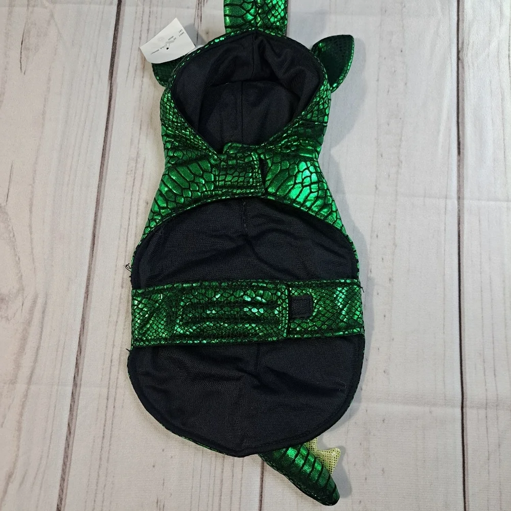 Green Dragon Costume for Pets Size XS/S